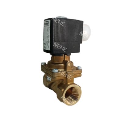 00322500 6281 Válvula Solenoide 2/2 Normalmente Fechada 10.0 Orifício de Fluxo NBR Vedada Corpo em Latão AC24V
