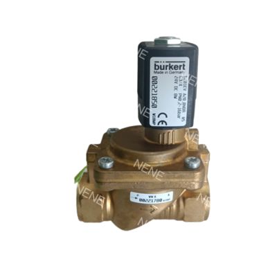Válvula solenóide Burkert 6281 00221843 G3/8 2/2 Normalmente Fechada 13.0 Orifício de Fluxo NBR Vedada Corpo em Latão AC220V 8W