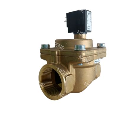 Válvula solenóide Burkert 00221849 6281 G3/4 2/2 Normalmente Fechada 13.0 Orifício de Fluxo NBR Vedada Corpo em Latão AC220V 8W 0.2-16bar -10~+80 ℃