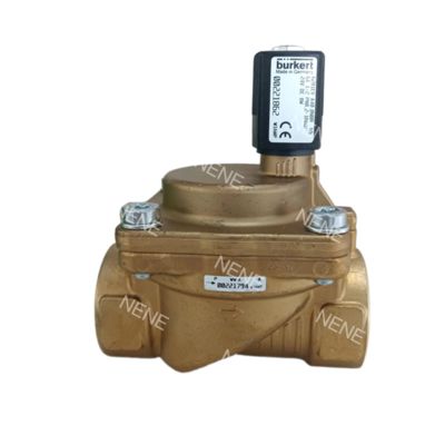 Válvula solenóide Burkert 6281 00221845 G1/2 2/2 Normalmente Fechada 13.0 Orifício de Fluxo Vedação NBR Corpo em Latão AC24V 8W 0.2-16bar