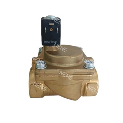 Válvula solenóide Burkert 00221851 6281 G3/4 2/2 Normalmente Fechada 20.0 Orifício de Fluxo NBR Vedada Corpo em Latão AC24V 8W