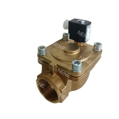 Válvula solenóide Burkert 00221851 6281 G3/4 2/2 Normalmente Fechada 20.0 Orifício de Fluxo NBR Vedada Corpo em Latão AC24V 8W
