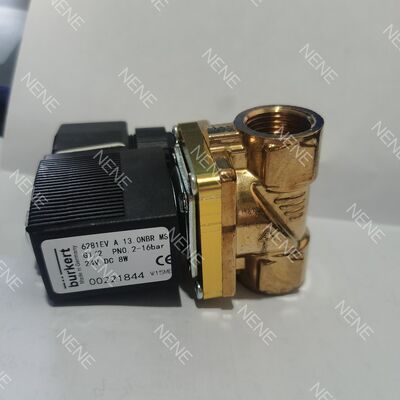 Burkert 00221866 Electromagnetic Valve 6281 Type G2 2/2 Normally Closed 40.0 Flow Hole NBR Sealed Brass Valve Body AC24V