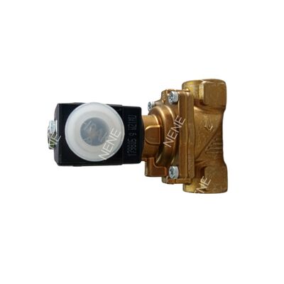 Válvula solenóide de orifício 40.0 BURKERT Tipo 6281 00270142 G1 1/4 2/2 Normalmente Fechada Corpo em Latão Override Manual Vedação NBR DC24V 8W 0.2-16bar -10~+80°C