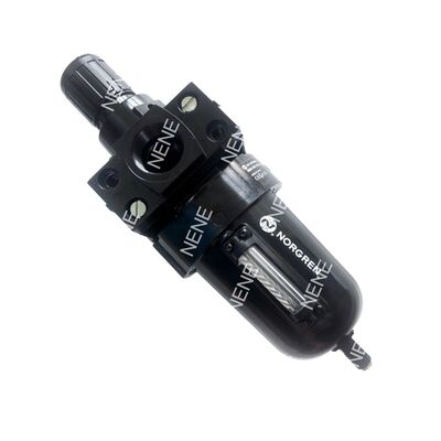Regulador de Filtro Norgren Modelo B68G-8GK-MR3-RLN Porta G1 40µm 04-8 Bar Manual Sem Manômetro Ar Comprimido Pneumático Lubrificador de Ar