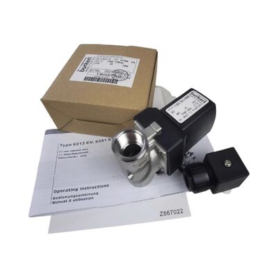 Válvula solenoide Burkert 6213EV A13.0 G1/2 00246303 00141218 FKM VA