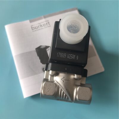 6213 Tipo G3/8 2/2 Normalmente Fechada 00221758 00221759 00221761 Aço Inoxidável Burkert