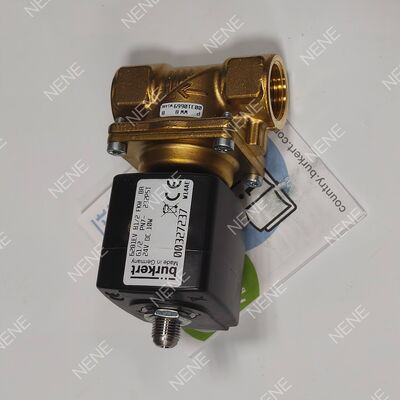FKM Sello válvula solenoide BURKERT Tipo 6281 00221869 G3/8 Porta 2/2 Corpo de latão normalmente fechado 13.0 Orifício AC24V 8W 0.2-16bar 0 a +120°C