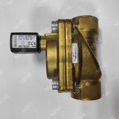 Válvula solenoide de vedação FKM de alta temperatura BURKERT Tipo 6281 00221875 G3/4 2/2 Corpo de latão normalmente fechado 13.0 Orifício AC24V 8W 0.2-16bar 0 a +120°C
