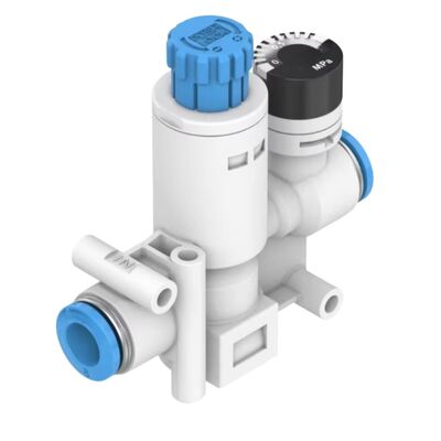 VRPA-CM-Q6-E 8086004 válvula de redução de pressão FESTO com função de retorno dos gases de escape em dois estágios