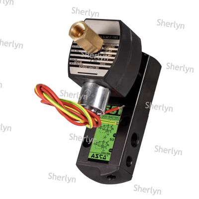 Válvula Eletromagnética Industrial ASCO SCB320B174 Material Resistente à Corrosão Controle de Processo Químico Aplicável