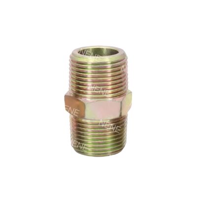 Acessórios de tubos pneumáticos boca plana 1/8 união hidráulica aço carbono de alta pressão