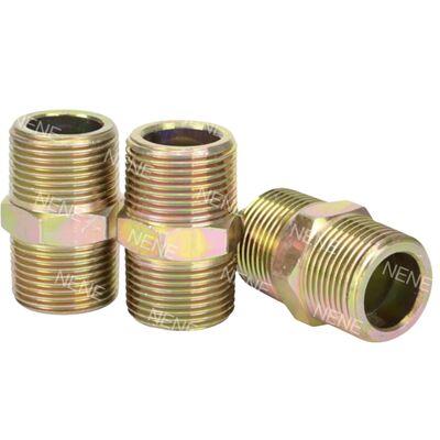 acessórios pneumáticos 1 1/4 polegada BSP hidráulica União de aço carbono União de tubos de ajuste de alta pressão grau