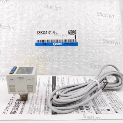 Interruptor de pressão NPN de chumbo longo para instalação a longa distância de equipamentos grandes SMC ISE30A-01-N-ML Interface R1/8