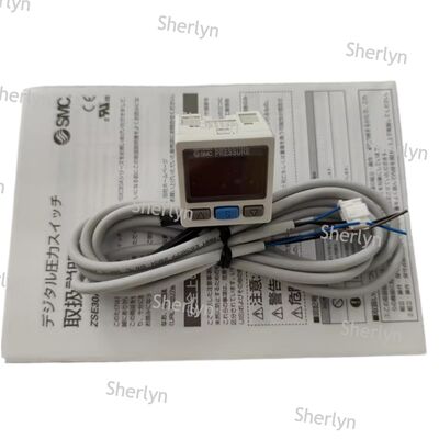 Sensor de pressão digital de alta precisão PNP saída linha de produção automática controle de pressão de ar SMC ISE30A-01-P-L