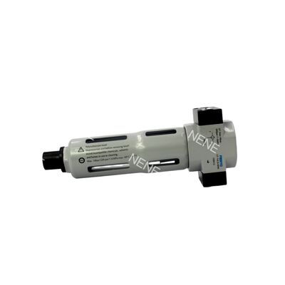 Filtro de ar comprimido Festo LF-1/4-D-MINI-A 159617 Cassação de liga de zinco Metal Bowl Guard Sinter Filter G1/4 Port 0,5-12 bar 40 μm Descolagem totalmente automática