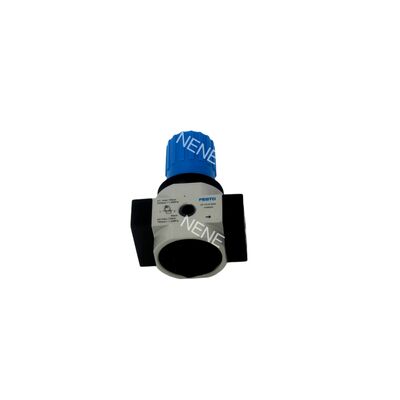 Regulador de Pressão Festo LR-1/8-D-MINI-MPA 8002274 em Liga de Zinco com Manômetro MPA 0,5-12 bar G1/8 Mini Regulador de Pressão de Diafragma Atuado Diretamente 800L/min