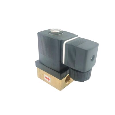 Burkert 00125301 válvula de solenoide industrial, G1/4 Inch Port, 3.0 Flow Orifício, FKM selada casa de latão, 24V DC Power 8W, 0 ~ 6bar aplicação de baixa pressão