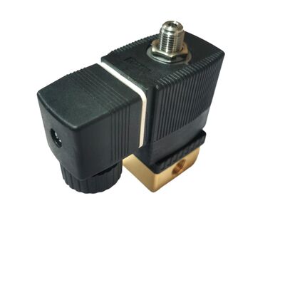 2/2 NC válvula de solenoide de ação direta 00125304, G1/4 Inch Port, 3.0 Flow Orifício, FKM válvula de latão selada, 220V AC Industrial Power, pressão de trabalho 10bar