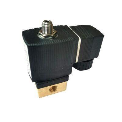 2/2 NC válvula de solenoide de ação direta 00125304, G1/4 Inch Port, 3.0 Flow Orifício, FKM válvula de latão selada, 220V AC Industrial Power, pressão de trabalho 10bar