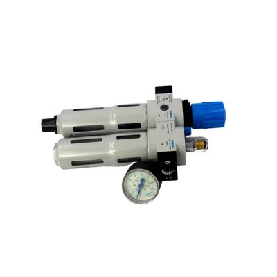 Festo FRC-1/8-D-7-MINI-A 162762 Zinc Alloy FRL 40µm G1/8 Fully Automatic Drain 0.5-7bar With Pressure Gauge