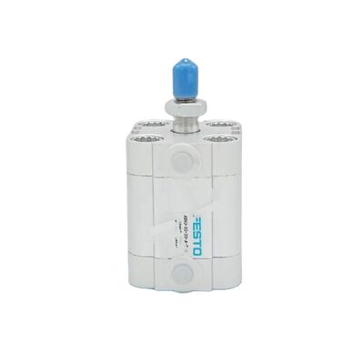 ADVU Série cilindro pneumático Festo ADVU-12-30-A-P-A 156591 Filamento externo 12x30mm M5 Port cilindro de dupla ação pistão magnético ISO 6432 compacto