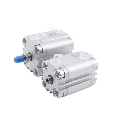 ADVU Série cilindro pneumático Festo ADVU-12-30-A-P-A 156591 Filamento externo 12x30mm M5 Port cilindro de dupla ação pistão magnético ISO 6432 compacto