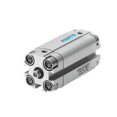 Classificação de logística ADVU-16-40-A-P-A 156599 Festo Rosca externa Cilindro de dupla ação 16 mm Furo 40 mm Curso M5 Porta Pistão magnético compacto ISO 6432