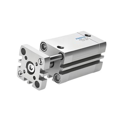 Posicionamento automatizado   Festo ADNGF-16-15-P-A cilindro compacto guiado de dupla ação (16mm de furo x 15mm de curso)