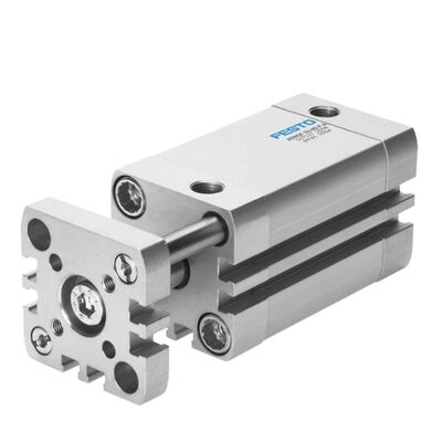 Cilindro compacto de dupla ação com curso de 30 mm - Festo ADNGF-12-30-PA, furo de 12 mm com haste guia 554210