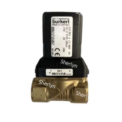 BURKERT 00221880 6281 Válvula solenóide G1 2/2 NC Válvula de controle de fluido de alta temperatura