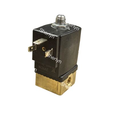 Válvula solenóide de latão selada FKM de 1,5 W de potência ultrabaixa G1 1/4 ″ 25 mm Burkert 00221888 24 V DC 2/2 NC 0-120 ° C Servo-assistida