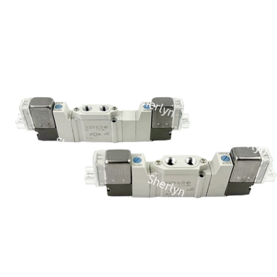 Função de substituição manual integral SMC SY3120-6LZD-C8 DC12V Solenóide usado em cilindros de posicionamento de transportador de curso longo