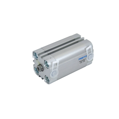 Economizador de espaço FESTO ADVU-25-10-P-A 156523 Rosca interna 25 mm Furo 10 mm Curso Atuador pneumático de dupla ação Anel magnético de porta M5 ISO 6432 para posicionamento de precisão