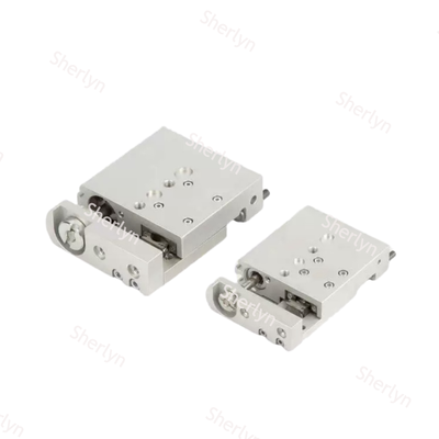 Mini acionamento linear com espaço otimizado FESTO SLF-10-30-P-A 170507, 10Bore 30Stroke cilindro guiado com rolamento de esferas de alumínio oxidado com almofada de parada final ajustável