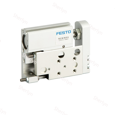 Actuador deslizante de longo curso recíproco estável FESTO SLF-10-40-P-A 170509 10×40mm Componente pneumático de alumínio plano para equipamentos de transferência de placa de PCB