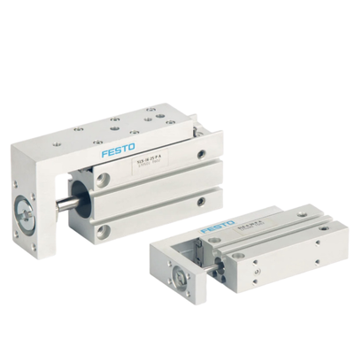 Mini cilindro de deslizamento de guia de bola com almofada de ponta dupla SLS-10-10-P-A #170492 FESTO SLS Série cilindro pneumático de dupla ação 10 mm de furo 10 mm de curso para equipamento de posicionamento de precisão