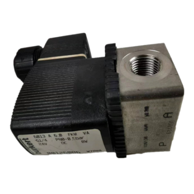 2 vias normalmente fechadas válvula de solenoide pneumática aço inoxidável 304 Material do corpo Faixa de pressão de 0 a 40 bar Projetado para operações pneumáticas 125317
