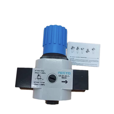 Regulador de pressão estável industrial FESTO LR-3/4-D-MAXI-MPA Casamento de liga de zinco resistente a impactos