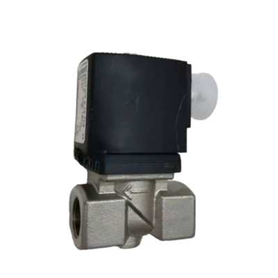 Pressão de 10 bar válvula de solenoide pneumática 2 vias conexões de porta normalmente fechadas G3/8′′ a G2′′ Ideal para sistemas de automação industrial 00248997