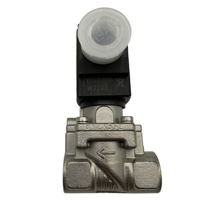 Série 6281 válvula de solenoide pneumática de aço inoxidável 2 vias normalmente fechada função de válvula portos tamanhos G3/8 "para G2" Ideal para automação pneumática