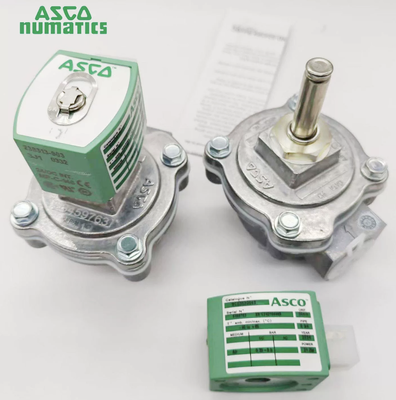 Válvula de pulso de solenoide ASCO de carga pesada SCG353G043 Pressão ampla 0,35-8,5 Bar Corpo de alumínio 3/4 "
