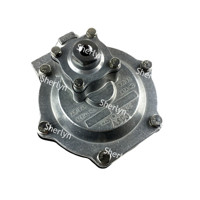 G353A048 válvula de jato de pulso de piloto integral, ASCO 353 série 1.5" Corpo de válvula solenoide de ângulo de alumínio para limpeza de sacos de poeira