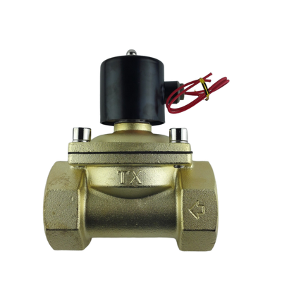 G21⁄2 válvula solenoide pneumática de ar médio corpo de latão NBR Material de vedação que fornece estabilidade e desempenho na automação industrial