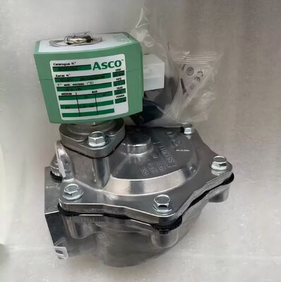 Válvula de pulso ASCO Série 353 SCG353G047 Válvula solenóide de 1,5 polegadas que suporta meio fluido criogênico fornecendo surto de saída suficiente para acionar 4 adaptadores para máquinas automatizadas