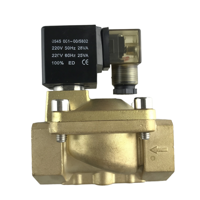 Tamanho do portão 1/8 a 1 polegada G1/8 a G1 válvula de ar 2/2 Way normalmente fechada válvula usada para controle de fluxo de ar em sistemas pneumáticos