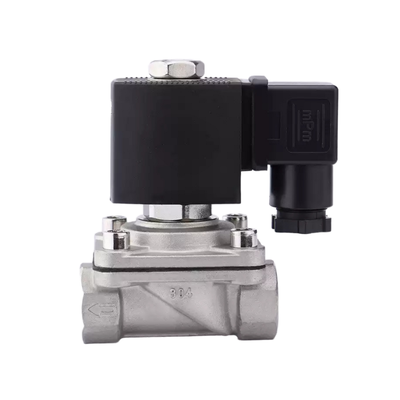 Válvula solenoide pneumática de pistão de elevação direta, meio de óleo 24VDC, ideal para integração de equipamentos hidráulicos e pneumáticos