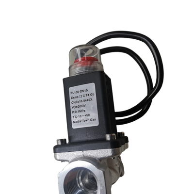 Válvula de água MQ-1-25 com tamanho de orifício de 25 mm Válvula de tamanho de porta de 1 ″ para fluido de baixa pressão Corpo de aço inoxidável de 0 a 0,05 Mpa
