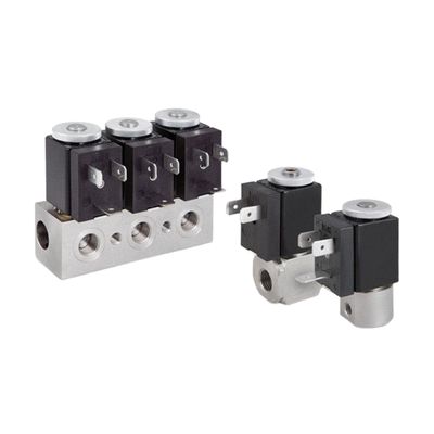 1/8 Port Size 1913BA161-S válvula de solenoide de aço inoxidável de 2 vias normalmente fechada NBR Material de vedação 1.6mm Tamanho do orificio