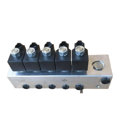 1-Inlet-8-Outlet 2V025-06-8F Válvula solenoide Manifold e 2V025-06-10F 1-Inlet-10-Outlet FKM Seal Ring Multi-position Air Intake Valve